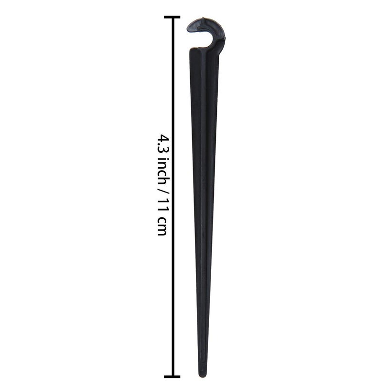 Balter-D 200 Pack Irrigation Drip Support Stakes 1/4 Inch Tubing Hose Holder - Image 2
